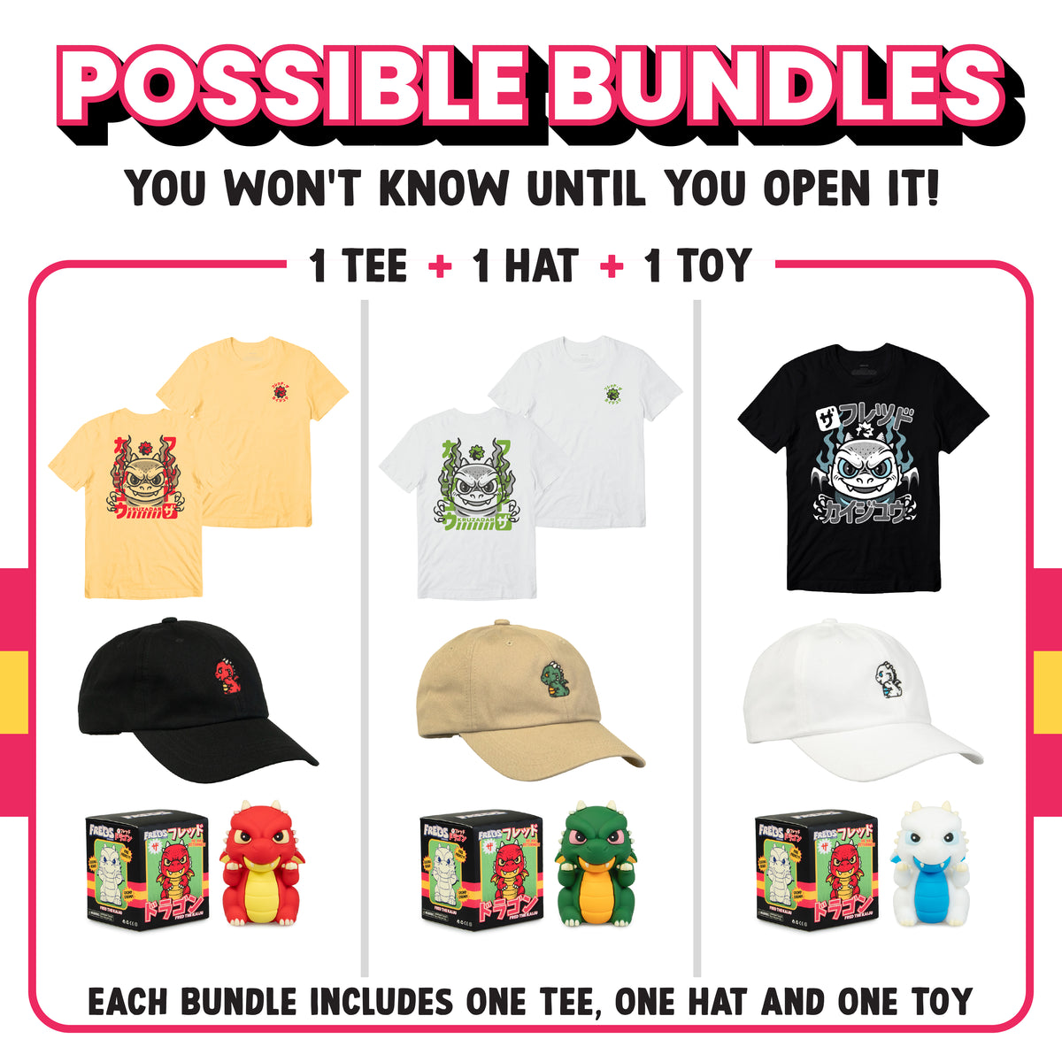 KRUZADAR® | KAIJU FRED MYSTERY BUNDLE DEAL (LIMITED EDITION)