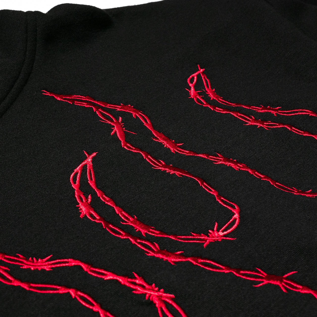 KRUZADAR® | BARBED WIRE HOODIE (BLACK)