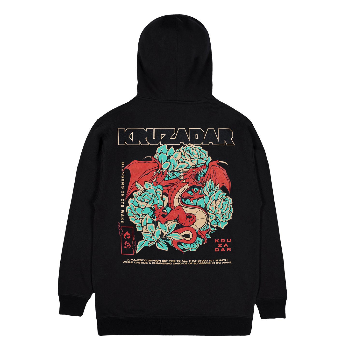 KRUZADAR® | MAJESTIC DRAGON HOODIE (BLACK)