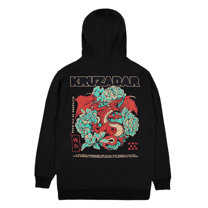 KRUZADAR® | MAJESTIC DRAGON HOODIE (BLACK)