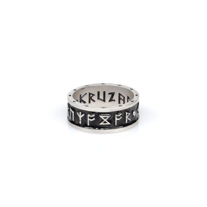 KRUZADAR® | LIMITED EDITION RUNIC RING (STERLING SILVER)