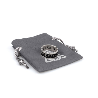 KRUZADAR® | LIMITED EDITION RUNIC RING (STERLING SILVER)