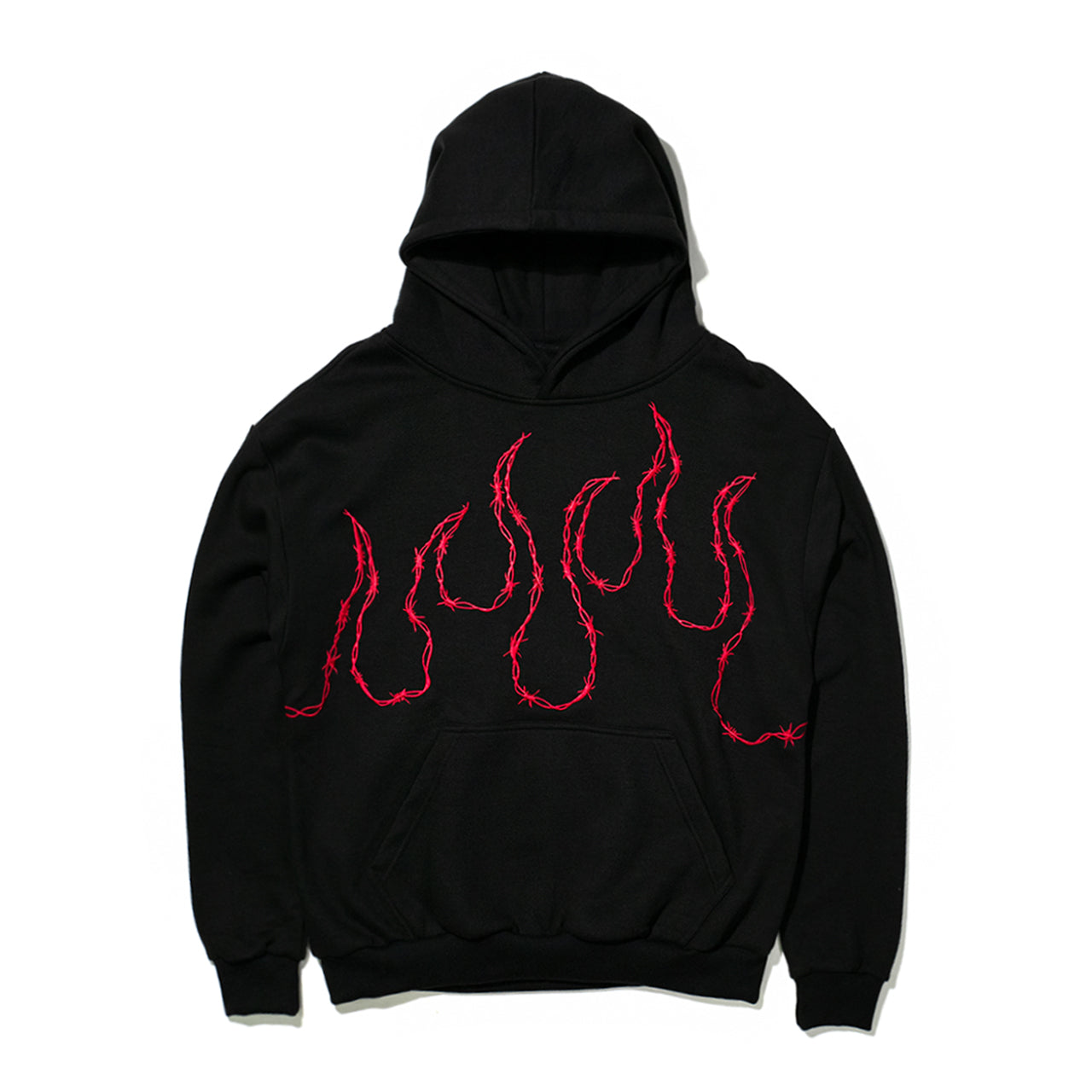 KRUZADAR® | BARBED WIRE HOODIE (BLACK)