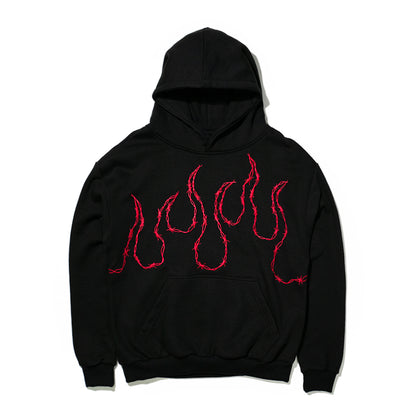 KRUZADAR® | BARBED WIRE HOODIE (BLACK)