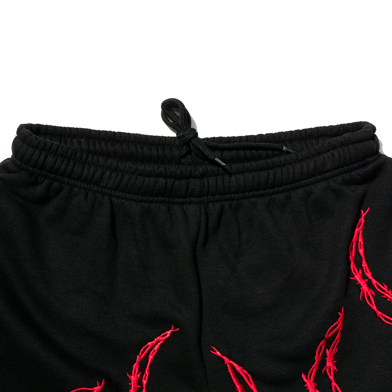 KRUZADAR® | BARBED WIRE SWEATSHORTS (BLACK) – Kruzadar