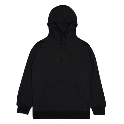 KRUZADAR® | ETCHED EMBROIDERED HOODIE (BLACK)