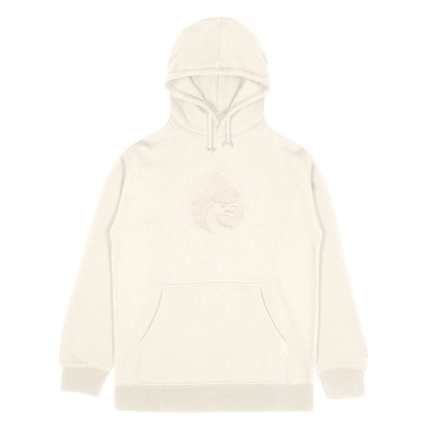 KRUZADAR® | ETCHED EMBROIDERED HOODIE (BONE)