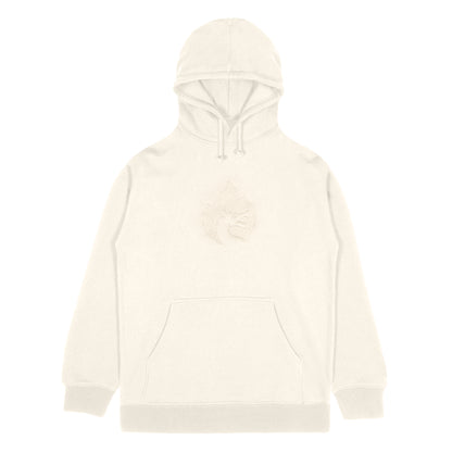 KRUZADAR® | ETCHED EMBROIDERED HOODIE (BONE)