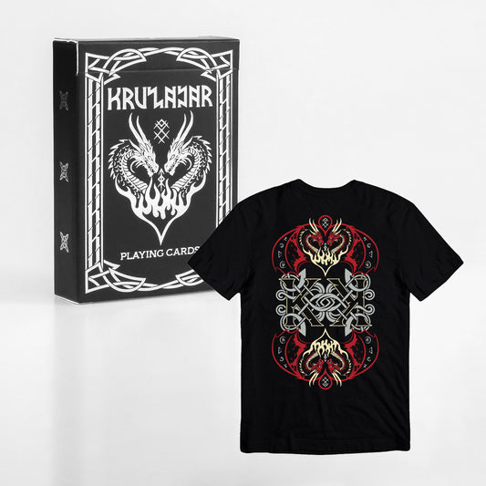 KRUZADAR® | DRAGON HEART TEE + CARD DECK BUNDLE (LIMITED EDITION)