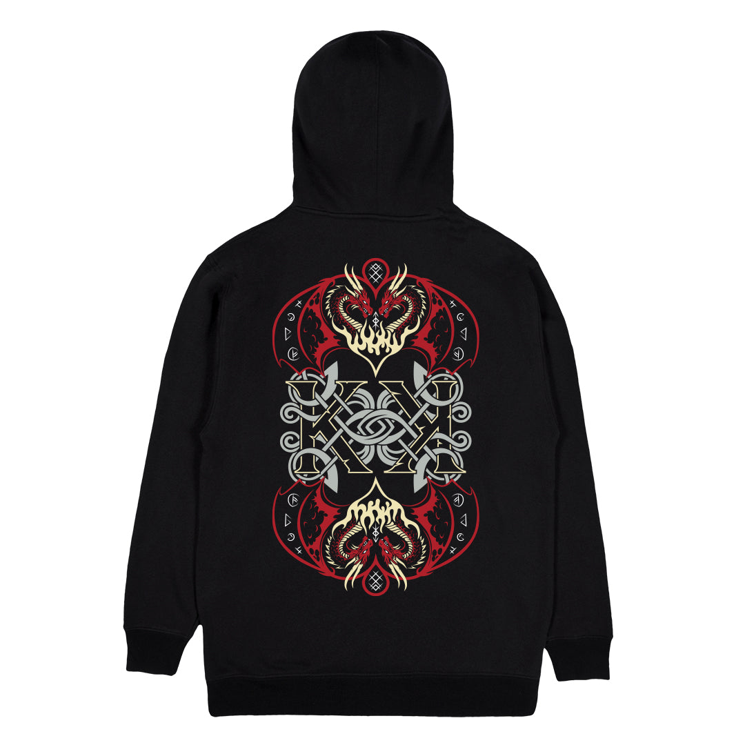 KRUZADAR® | DRAGON  HEART HOODIE + CARD DECK BUNDLE (LIMITED EDITION)