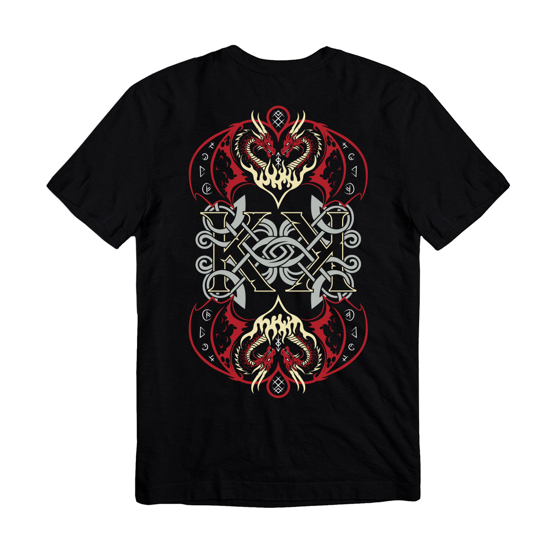 KRUZADAR® | DRAGON HEART TEE (BLACK) – Kruzadar