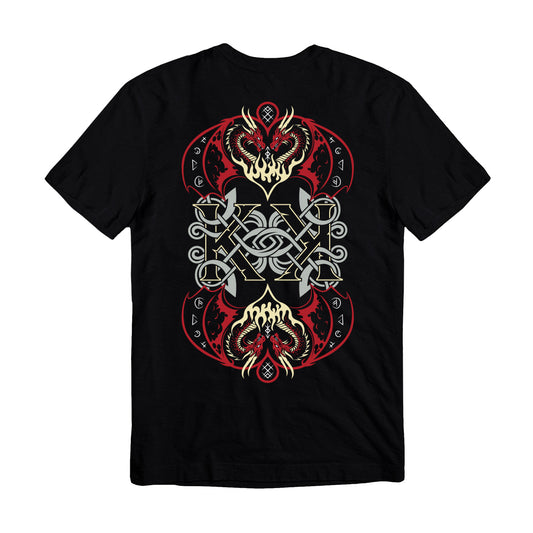 KRUZADAR® | DRAGON HEART TEE (BLACK)