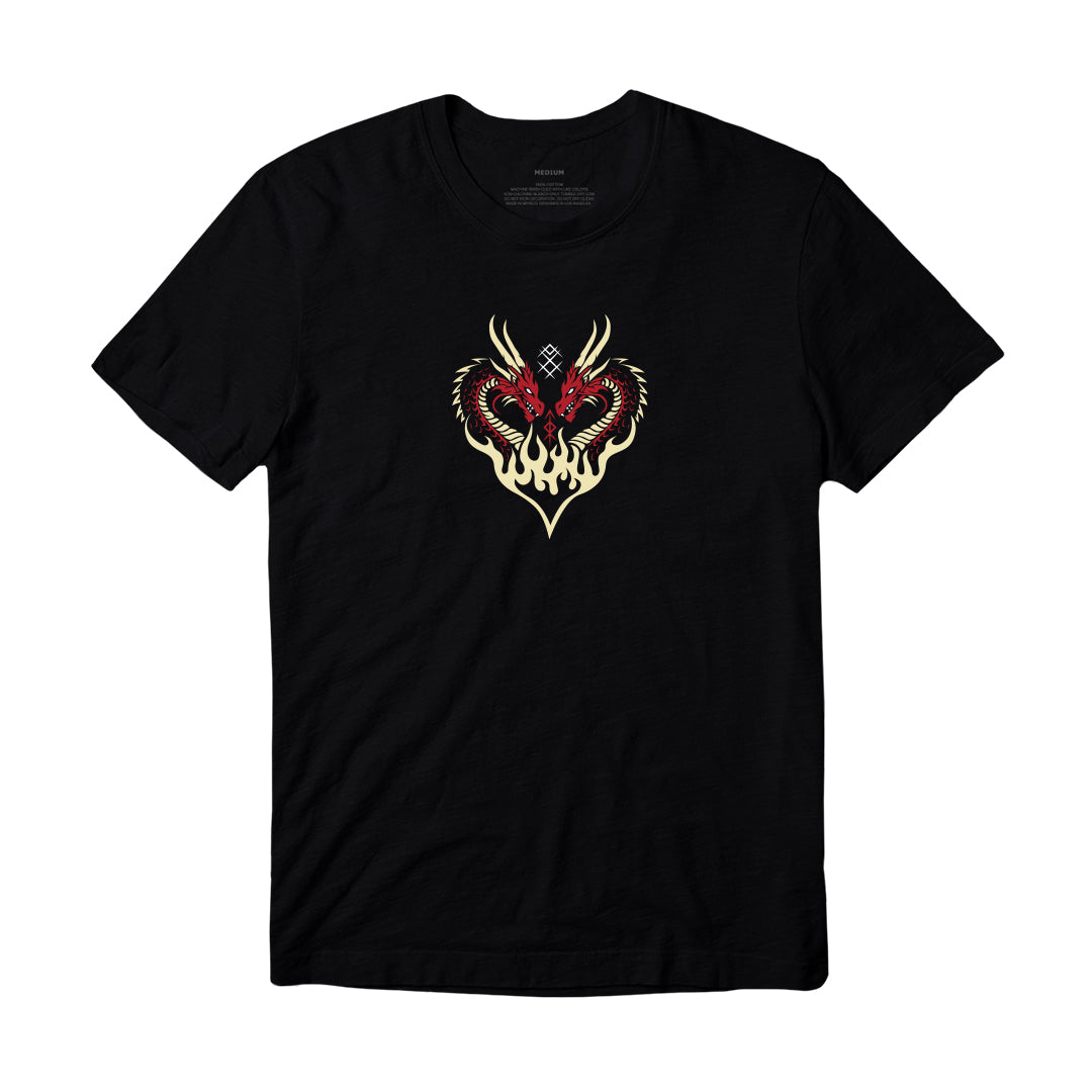 KRUZADAR | DRAGON HEART TEE (BLACK) Kruzadar KRUZADAR | DRAGON HEART TEE (BLACK) Kruzadar
