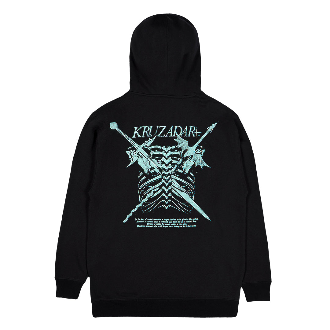 KRUZADAR® | DRAGONBONE HOODIE (BLACK)