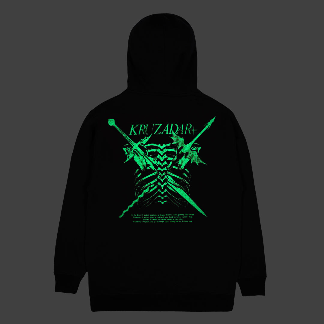 KRUZADAR® | DRAGONBONE HOODIE (BLACK)