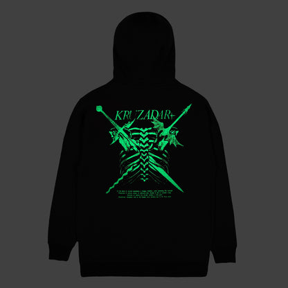 KRUZADAR® | DRAGONBONE HOODIE (BLACK)