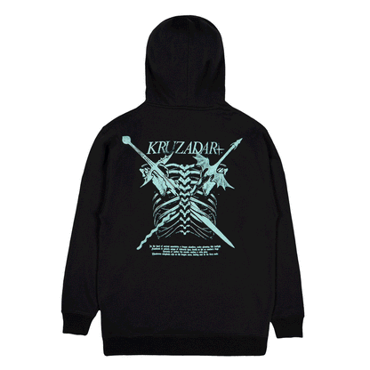 KRUZADAR® | DRAGONBONE HOODIE (BLACK)