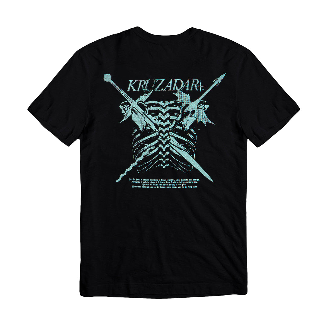 KRUZADAR® | DRAGONBONE TEE (BLACK) – Kruzadar