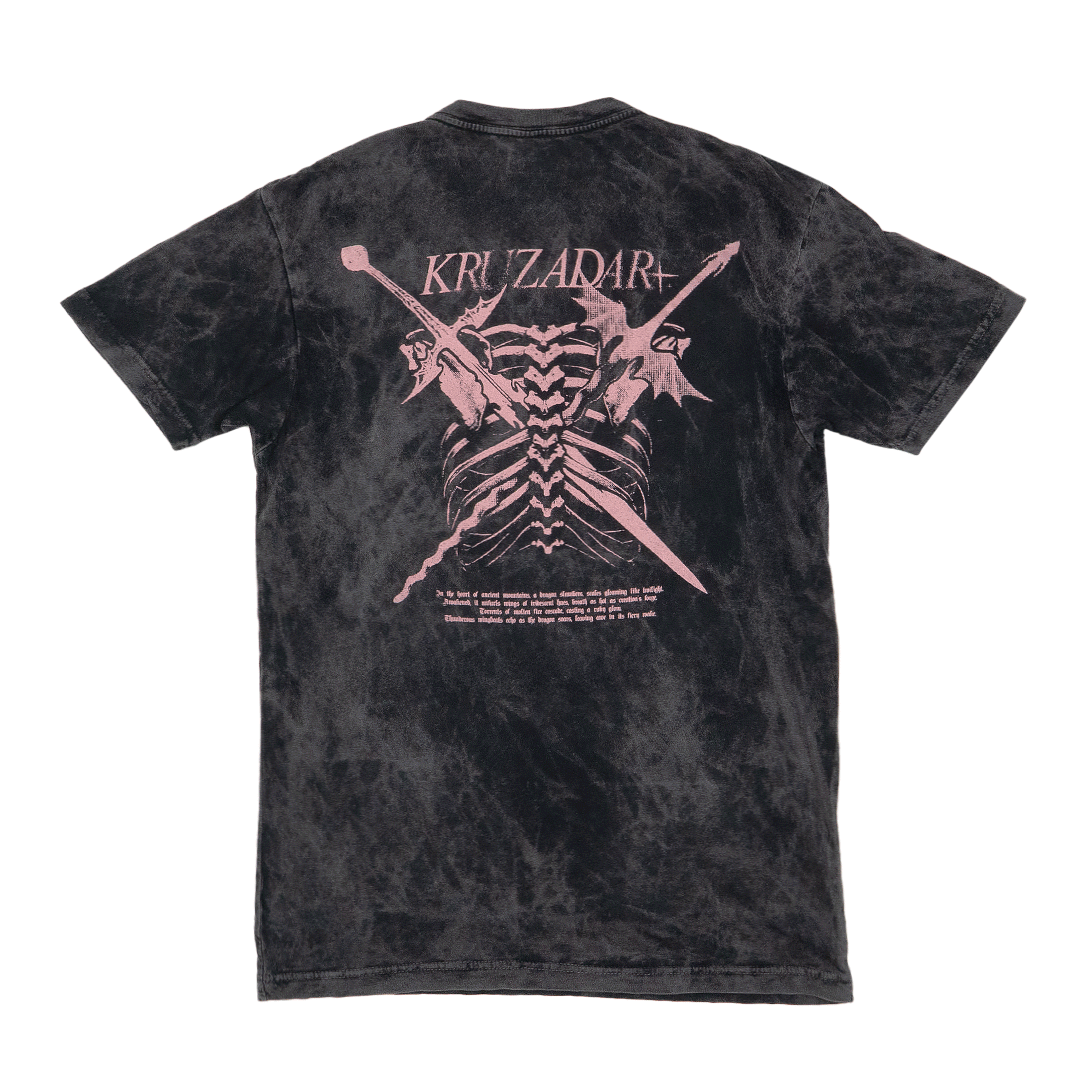 KRUZADAR® | DRAGONBONE TEE (MINERAL WASH)
