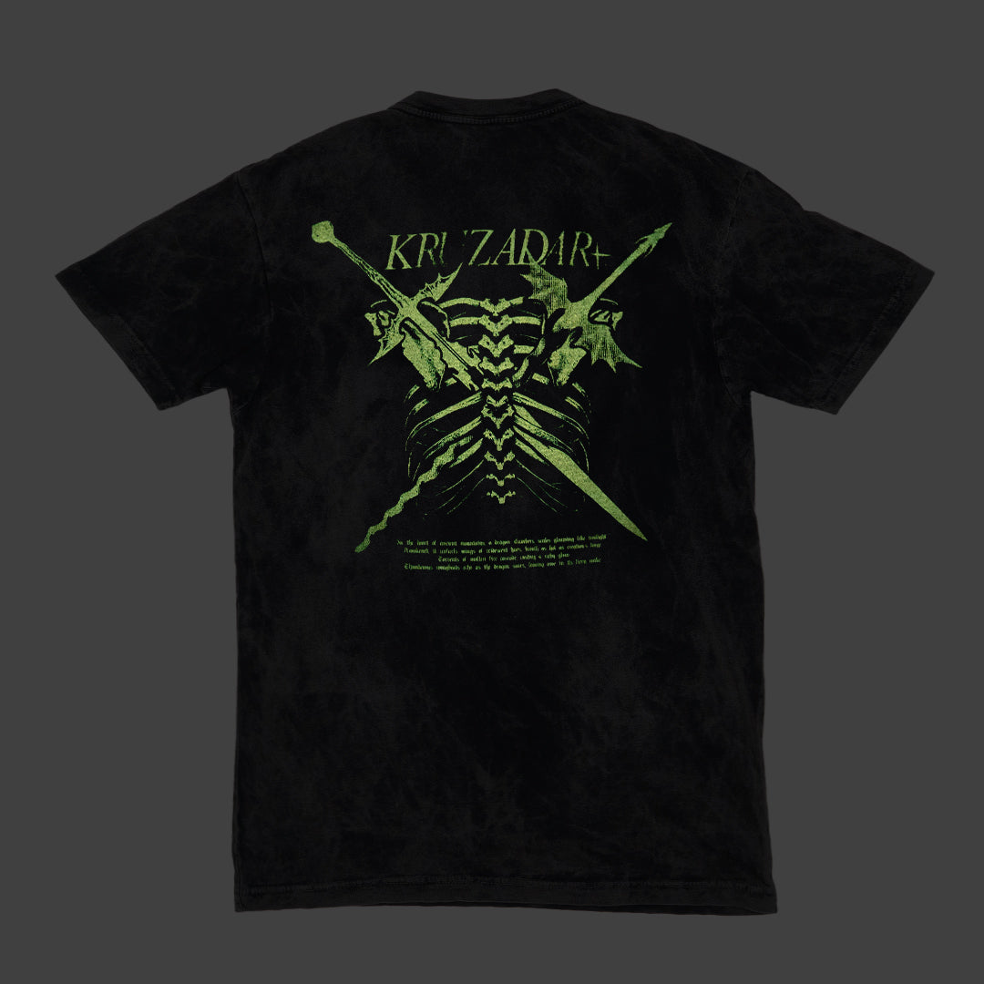 KRUZADAR® | DRAGONBONE TEE (MINERAL WASH)