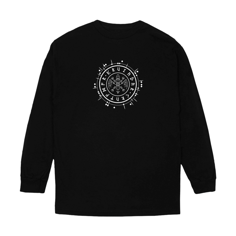 KRUZADAR® | RUNIC GLOW IN THE DARK LS TEE (BLACK)
