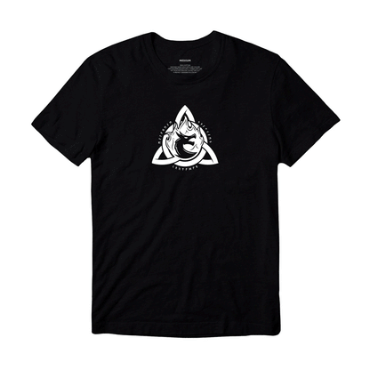 KRUZADAR® | TRIQUETRA GLOW IN THE DARK  TEE (BLACK)
