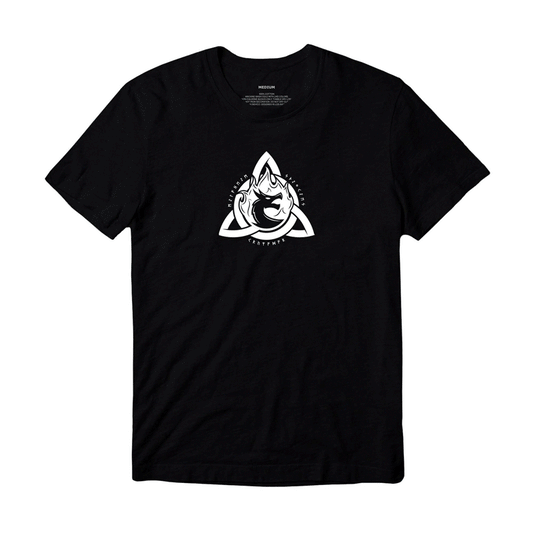 KRUZADAR® | TRIQUETRA GLOW IN THE DARK  TEE (BLACK)