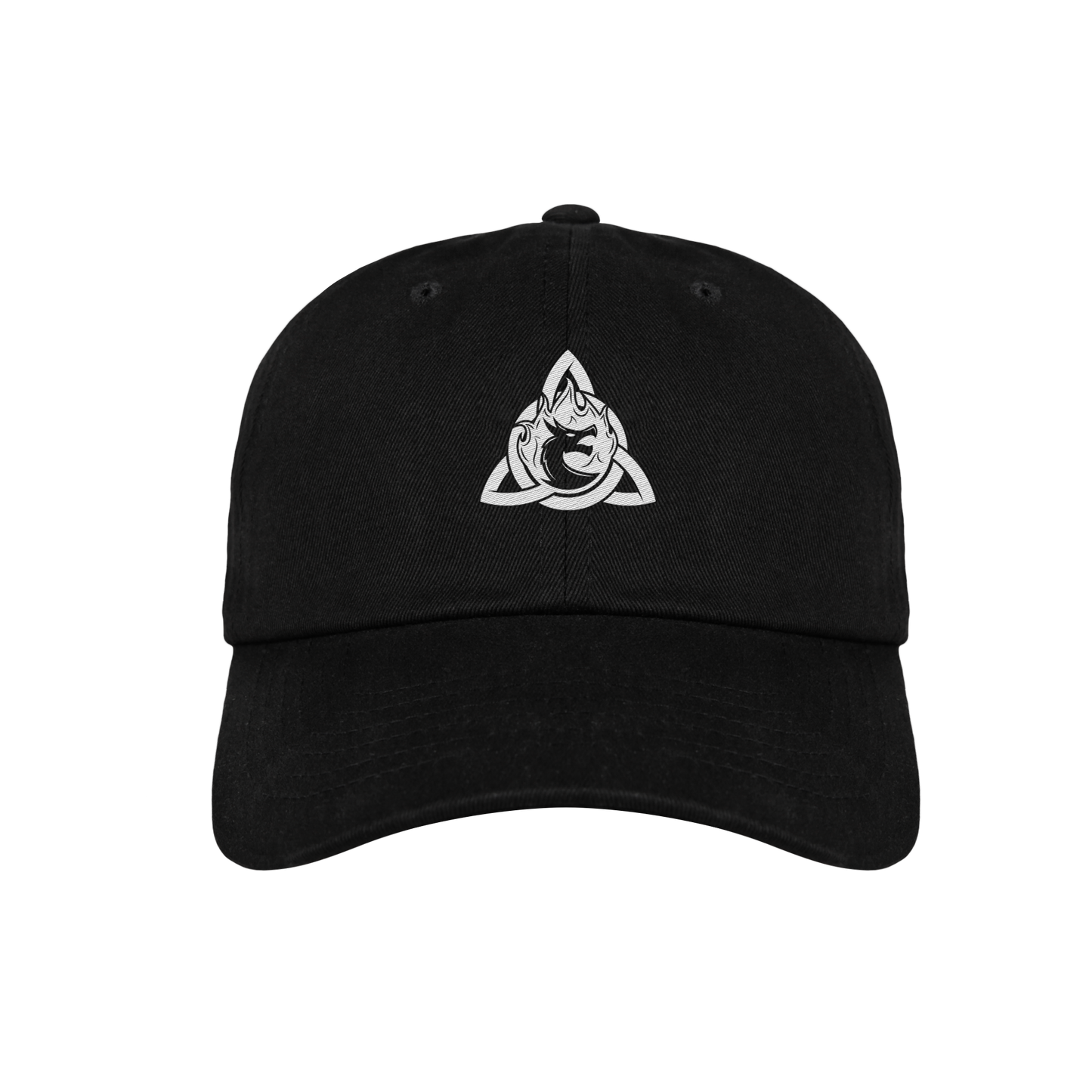 KRUZADAR® | TRIQUETRA DAD HAT (BLACK)