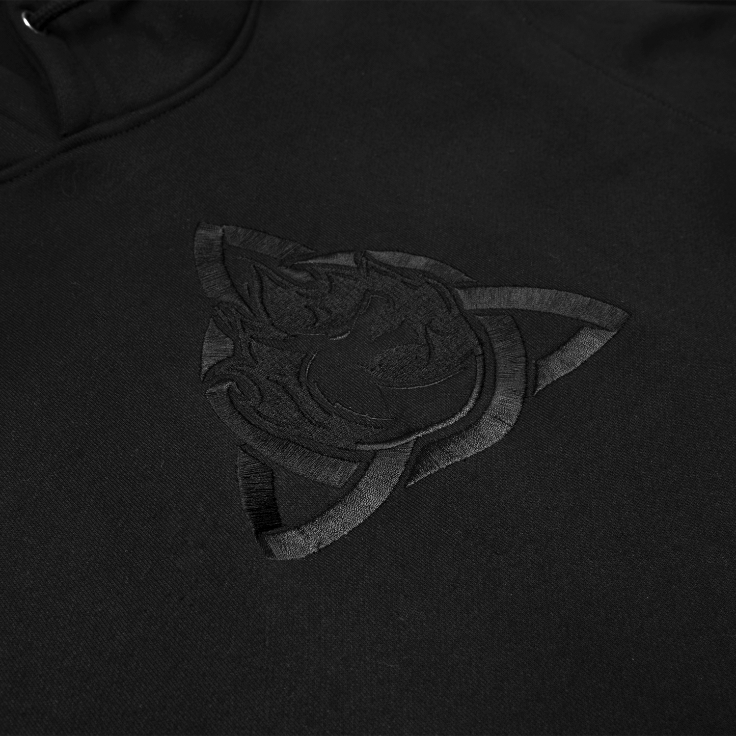 KRUZADAR® | TRIQUETRA MASKED HOODIE (BLACK)