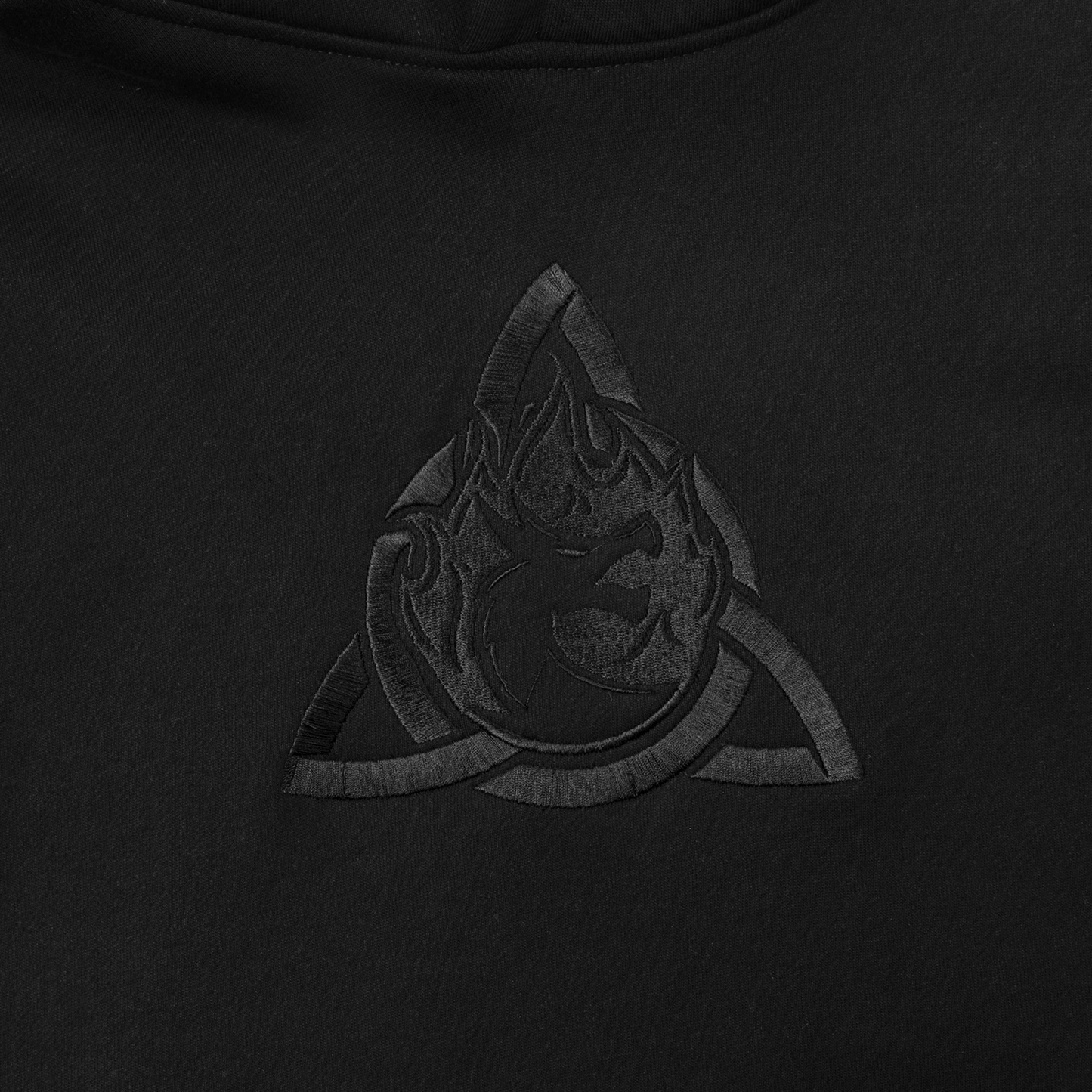 KRUZADAR® | TRIQUETRA MASKED HOODIE (BLACK)