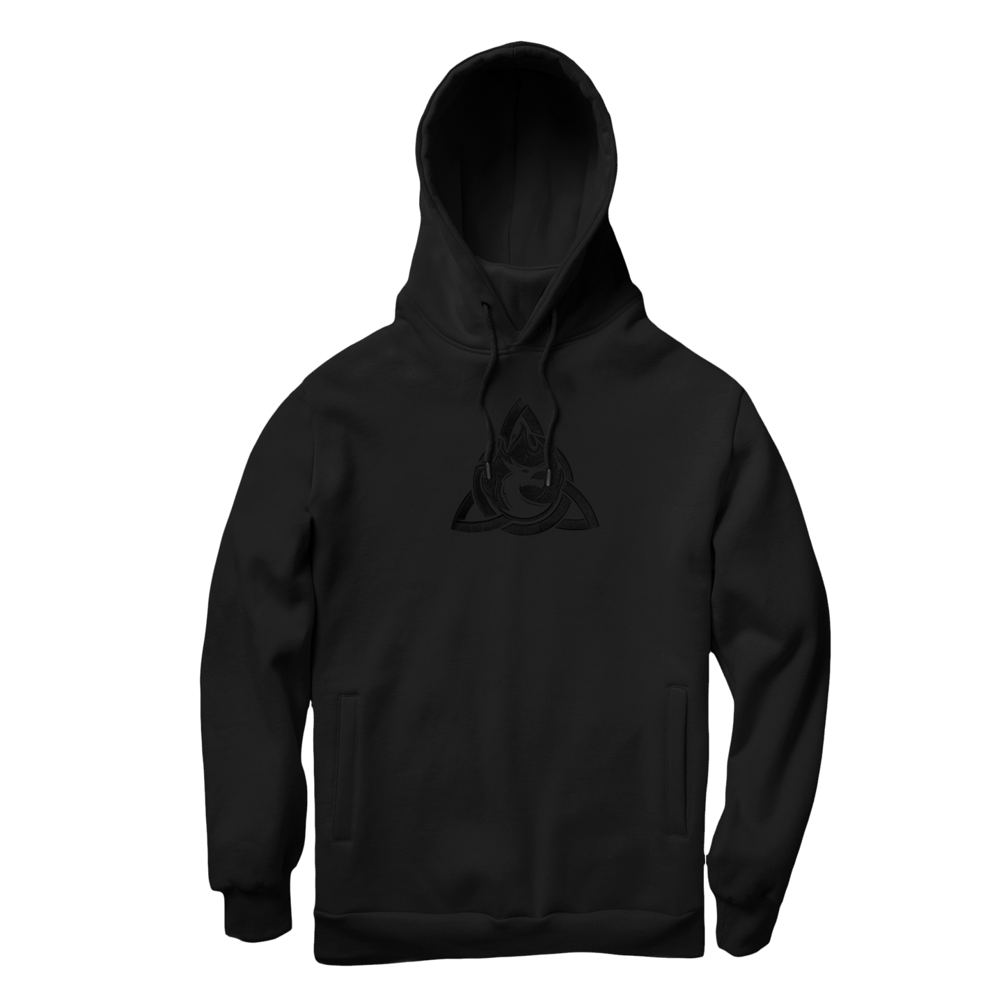 KRUZADAR® | TRIQUETRA MASKED HOODIE (BLACK)