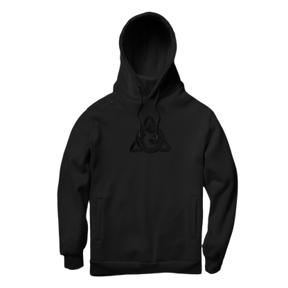KRUZADAR® | TRIQUETRA MASKED HOODIE (BLACK)