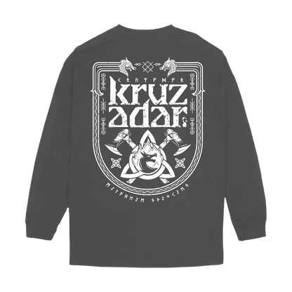 KRUZADAR® | TAVERN LS TEE (PIGMENT DYE GREY)